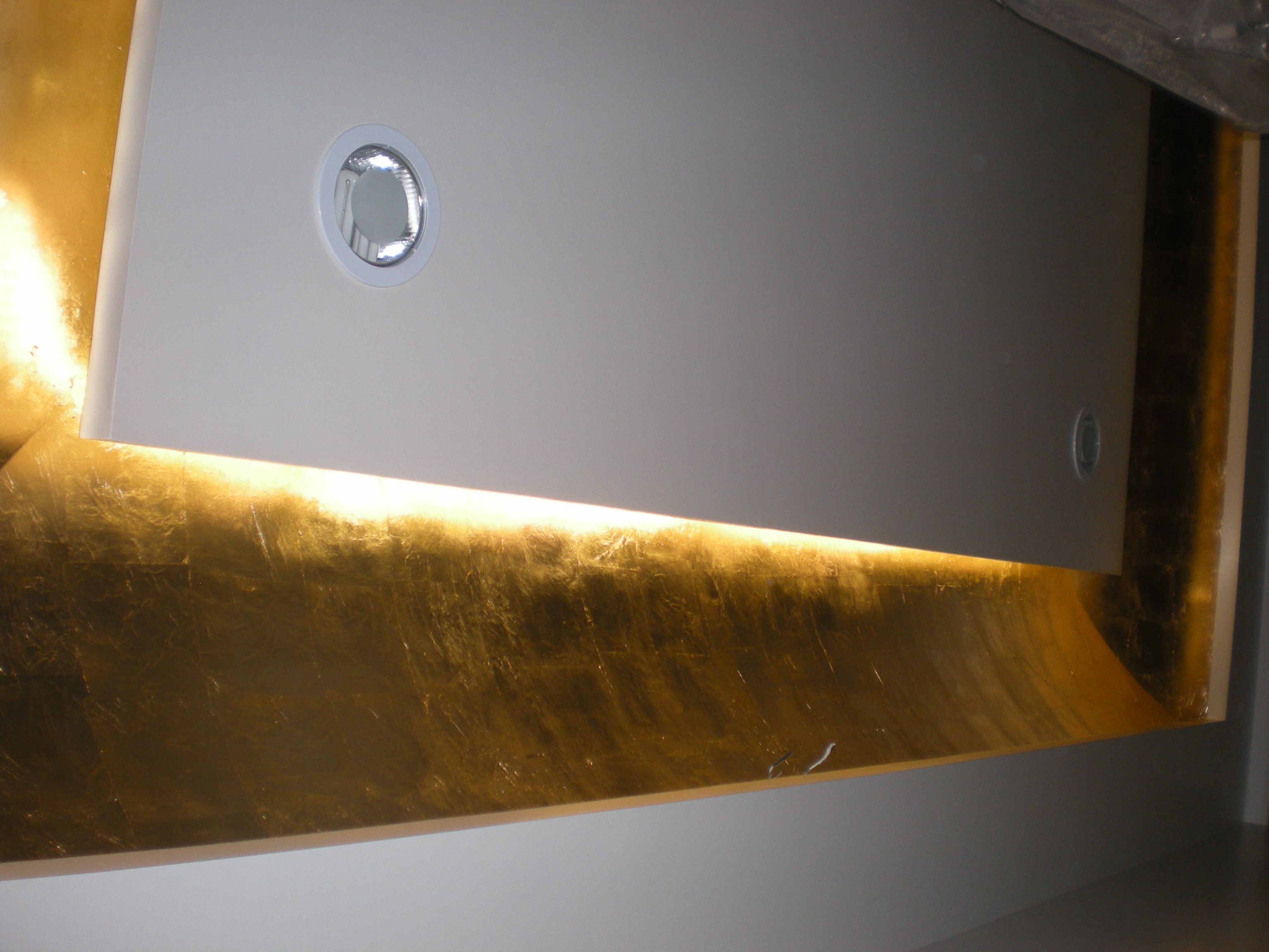 gold leafing ceilling banglow at jaipur